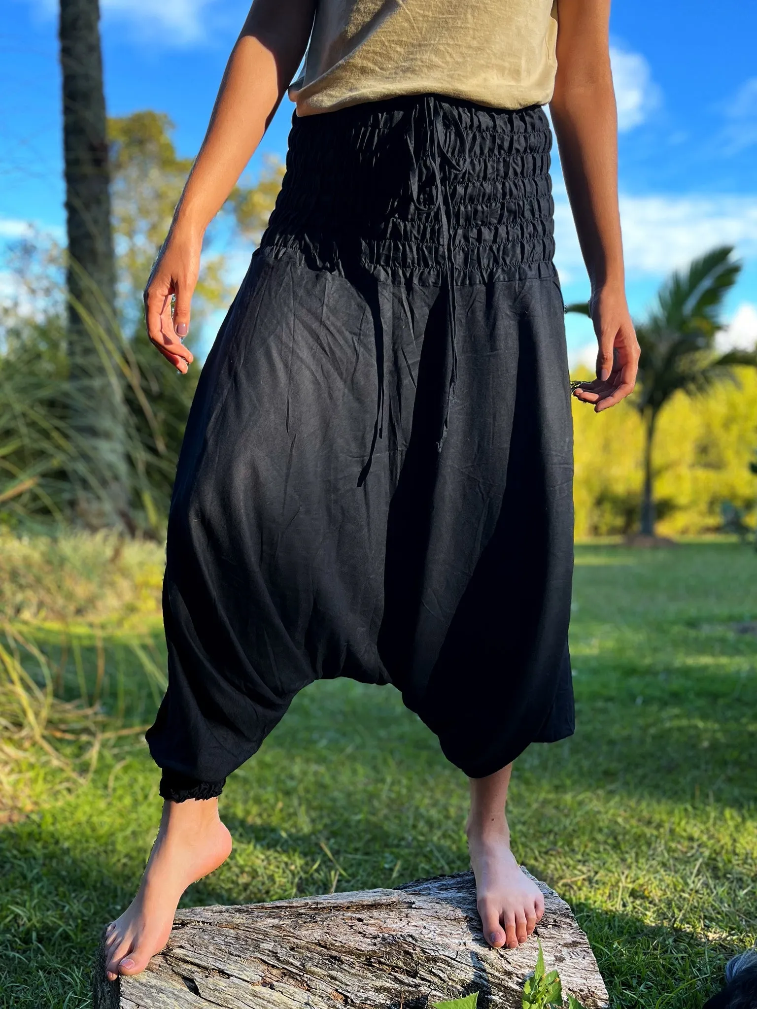 Pantalón Boho Vana Negro