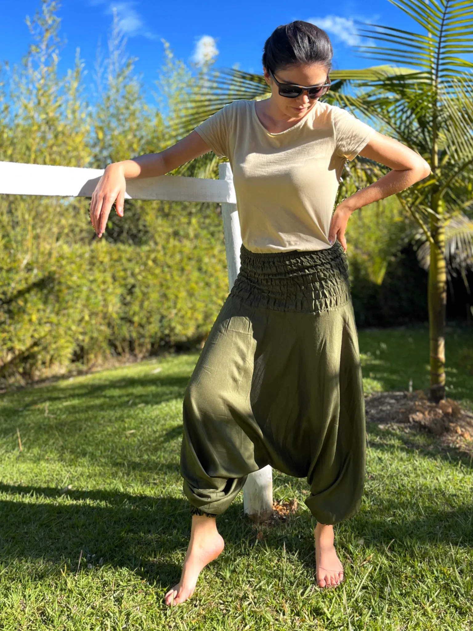 Pantalón Boho Vana Verde