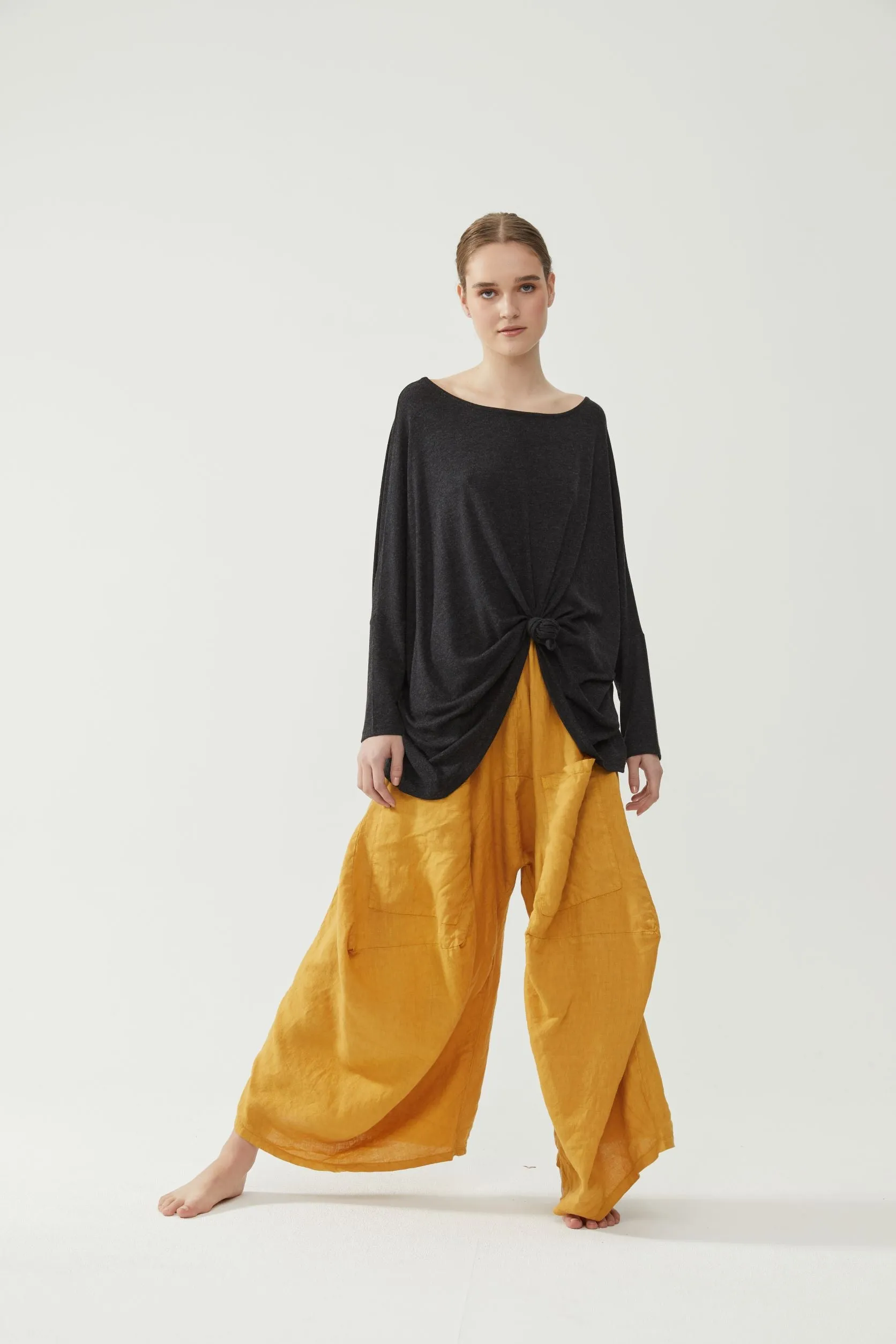 Pantaloon Pant Mustard