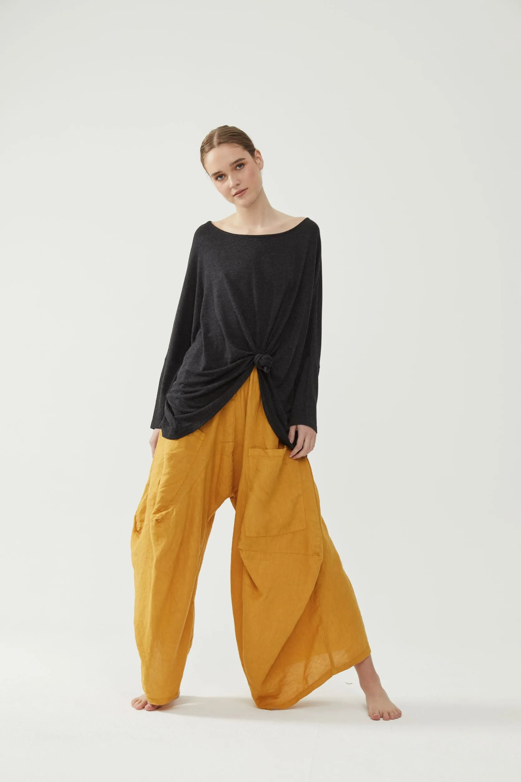 Pantaloon Pant Mustard