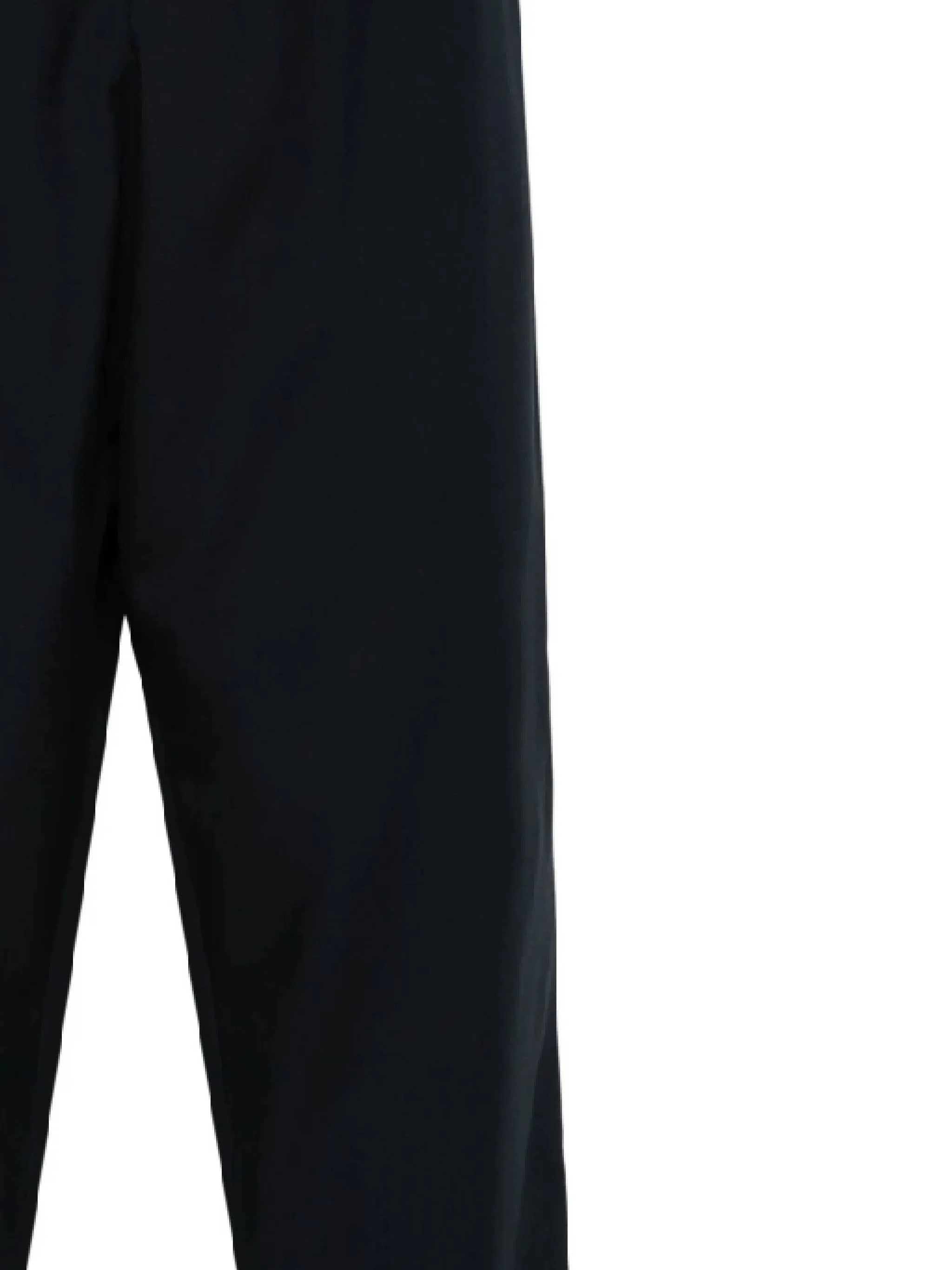 pleat-detail tapered trousers