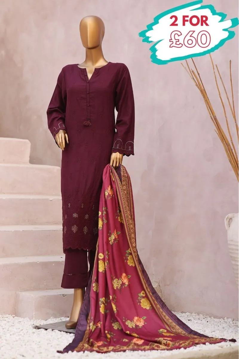 Sada Bahar Embroidered Karandi 3 Piece Suit SBA62