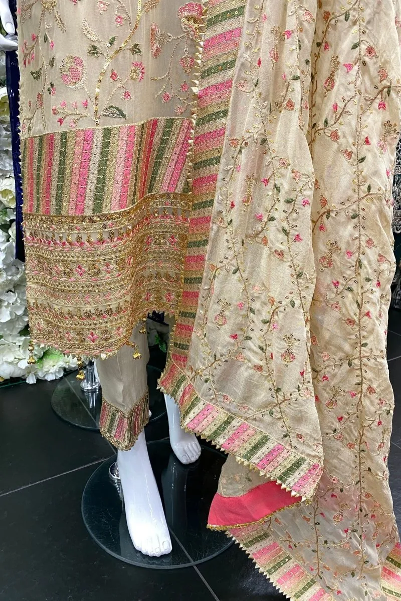 Sajni Embroidered Chiffon Wedding Wear SAJ01