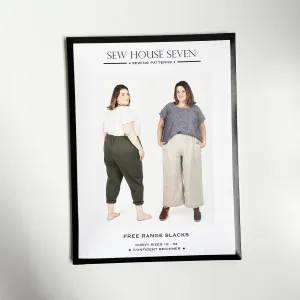 Sew House Seven Patterns : Free Range Slacks - Curvy