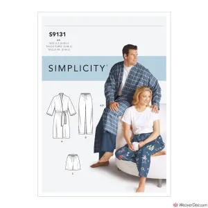 Simplicity Pattern S9131 Unisex Sleepwear