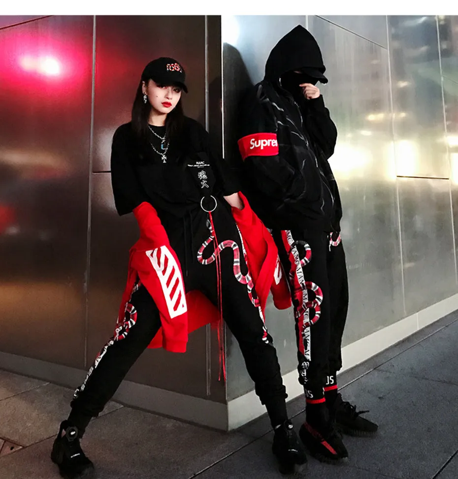 Snake 3D Prints Streetwear Fashion Men Jogger Pants