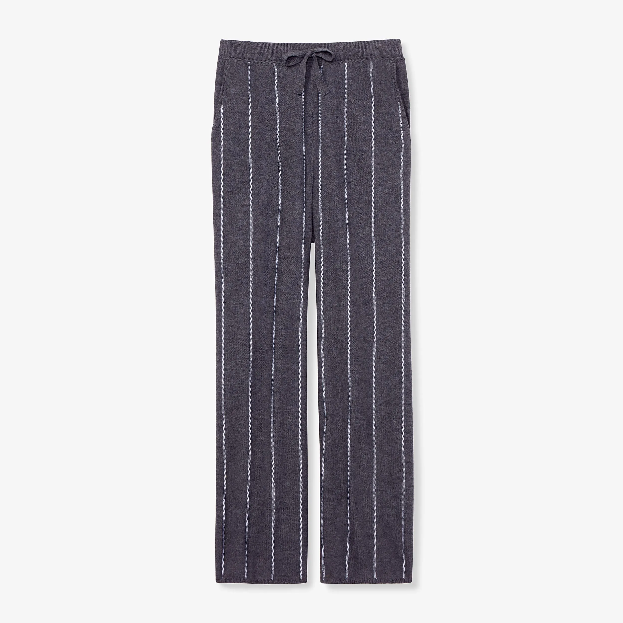 Tressa Pant - Braided Stripe :: Charcoal / Ivory