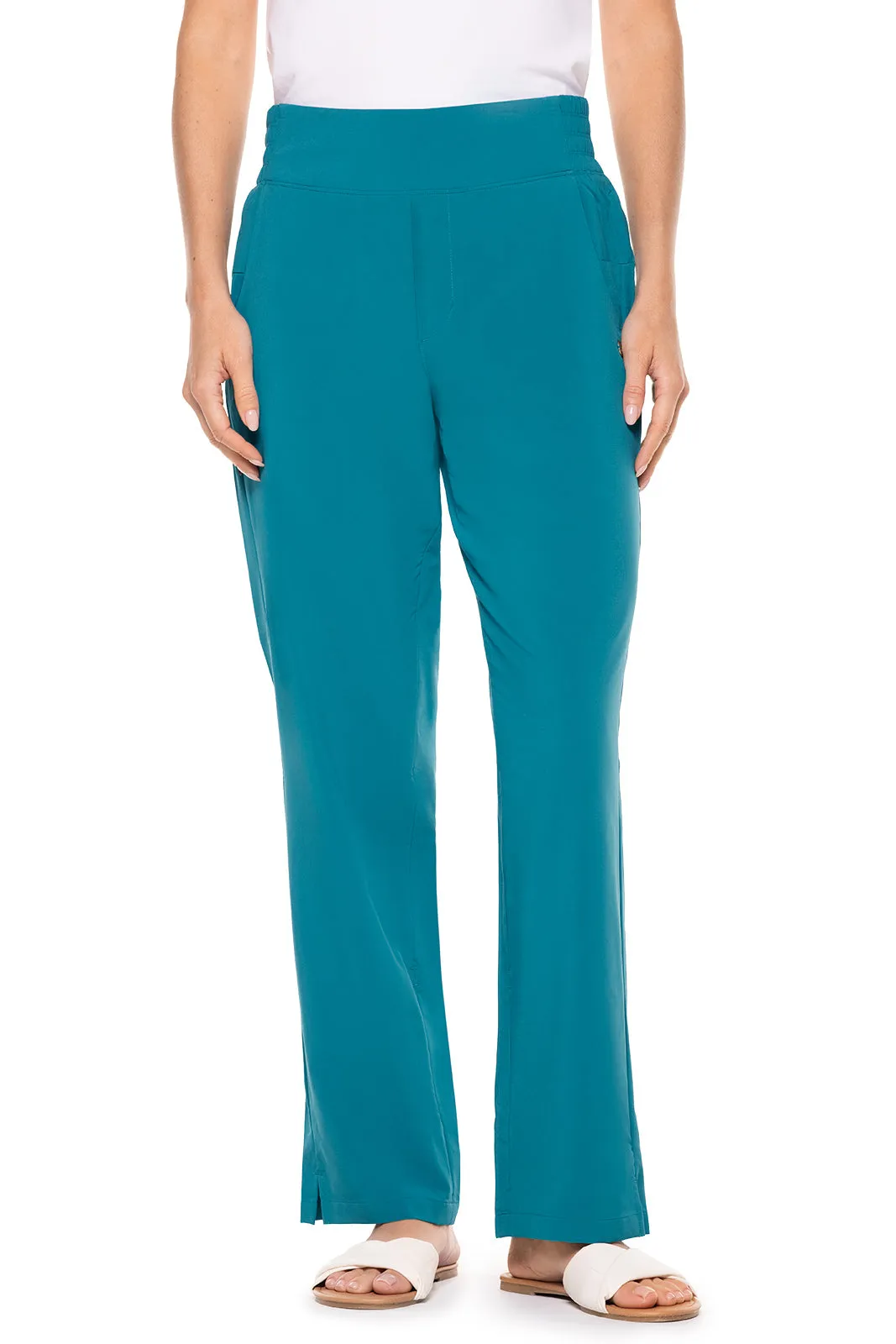 Women's Pellaro Travel Pants  |  Tahitian Teal